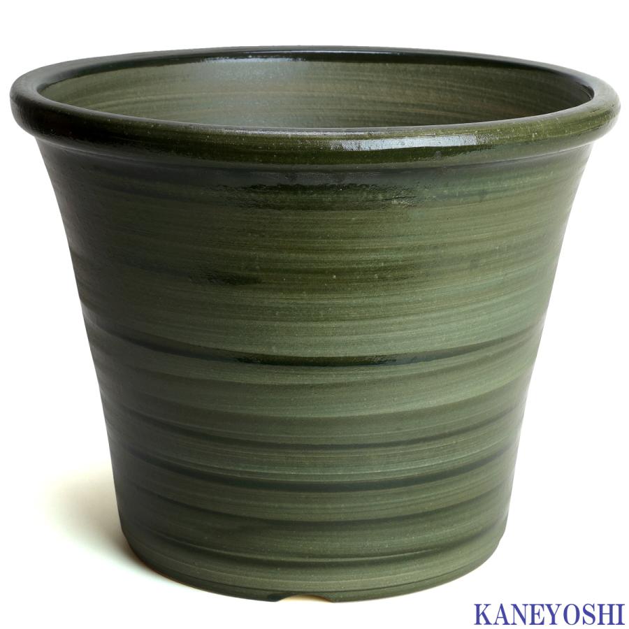 植木鉢 おしゃれ 安い 陶器 サイズ 32cm ブーケ 10号 グリーン 室内 屋外 緑 色 |  | 01