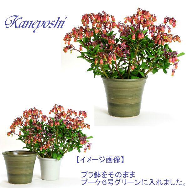 植木鉢 おしゃれ 安い 陶器 サイズ 32cm ブーケ 10号 グリーン 室内 屋外 緑 色 |  | 04