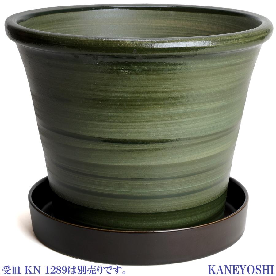 植木鉢 おしゃれ 安い 陶器 サイズ 32cm ブーケ 10号 グリーン 室内 屋外 緑 色 |  | 05