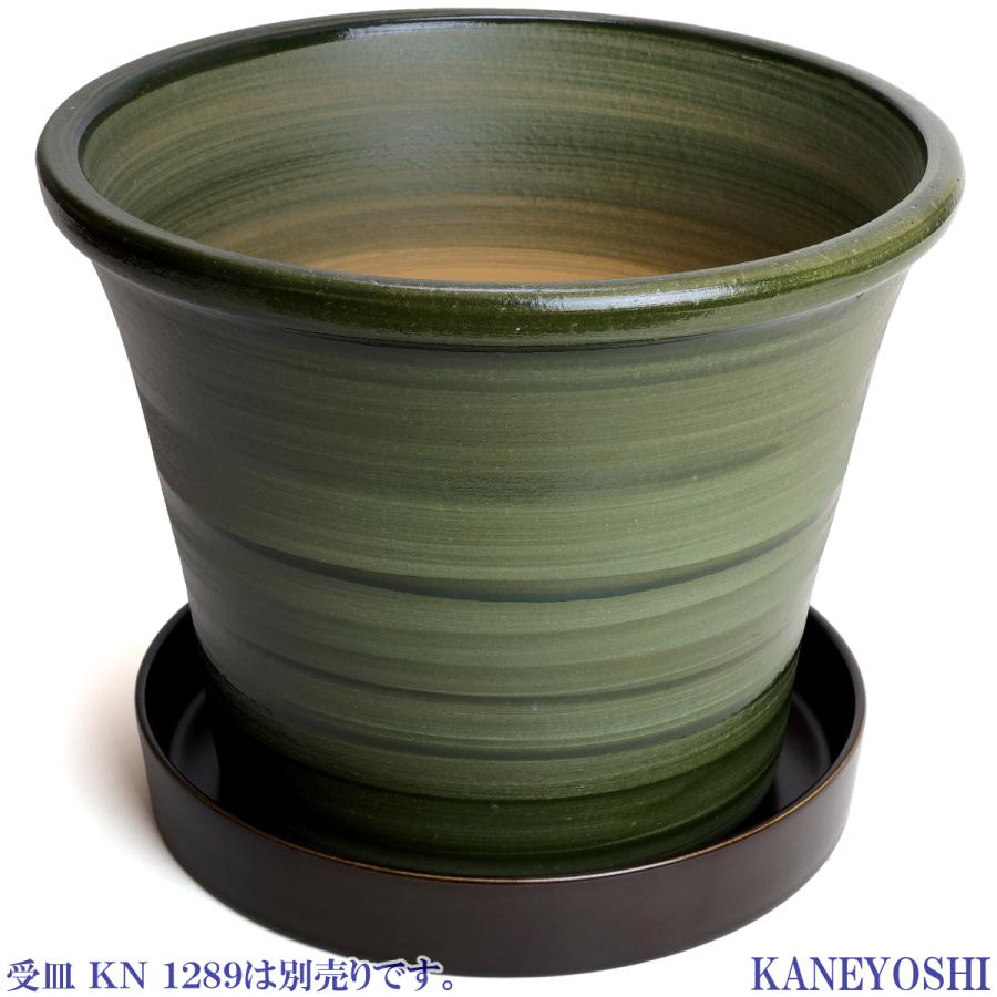 植木鉢 おしゃれ 安い 陶器 サイズ 32cm ブーケ 10号 グリーン 室内 屋外 緑 色 |  | 06