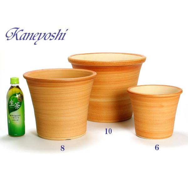 植木鉢 おしゃれ 安い 陶器 サイズ 33cm ブーケ 10号 オレンジ 室内 屋外 レンガ 色 |  | 04