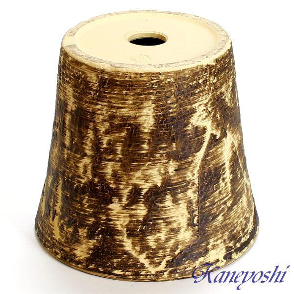 植木鉢　陶器　おしゃれ　サイズ　２６ｃｍ　安くて丈夫　ロック　８号　ブラウン |  | 03