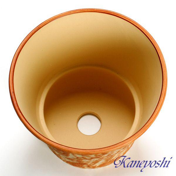 植木鉢 おしゃれ 安い 陶器 サイズ 26cm ロックガーデン 8号 オレンジ 室内 屋外 レンガ 色 |  | 02