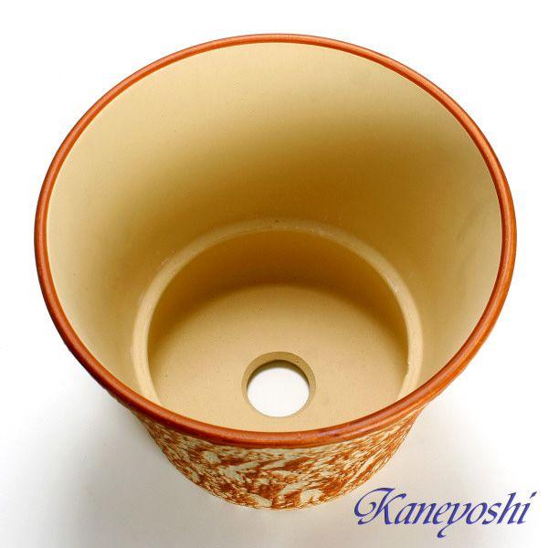 植木鉢 おしゃれ 安い 陶器 サイズ 32cm ロックガーデン 10号 オレンジ 室内 屋外 レンガ 色 |  | 02