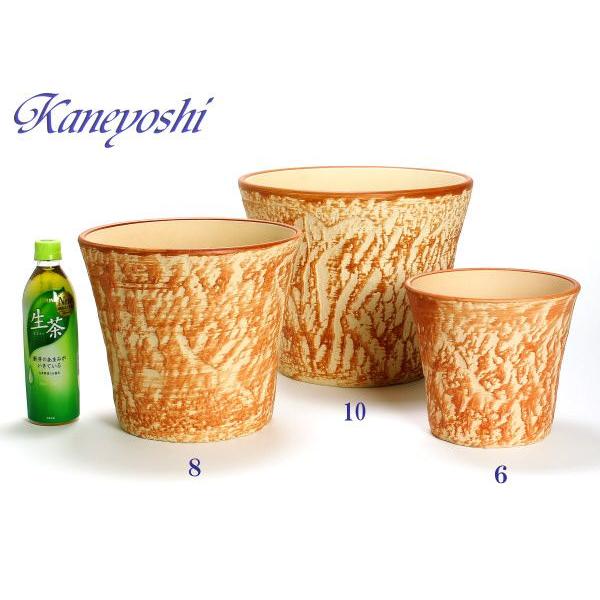 植木鉢 おしゃれ 安い 陶器 サイズ 32cm ロックガーデン 10号 オレンジ 室内 屋外 レンガ 色 |  | 04