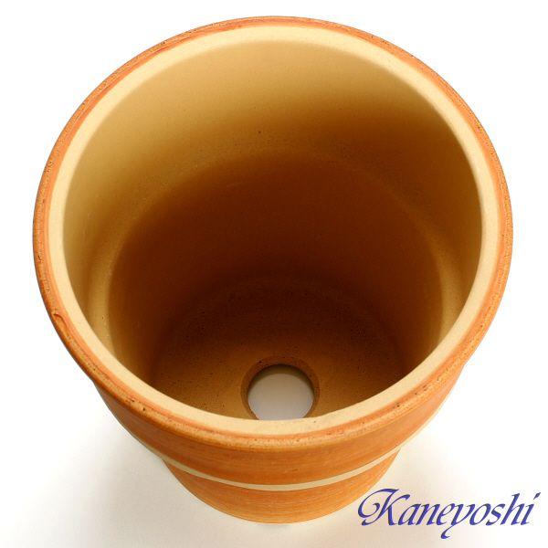 植木鉢 おしゃれ 安い 陶器 サイズ 21cm ラポール 7号 オレンジ 室内 屋外 レンガ 色 |  | 02