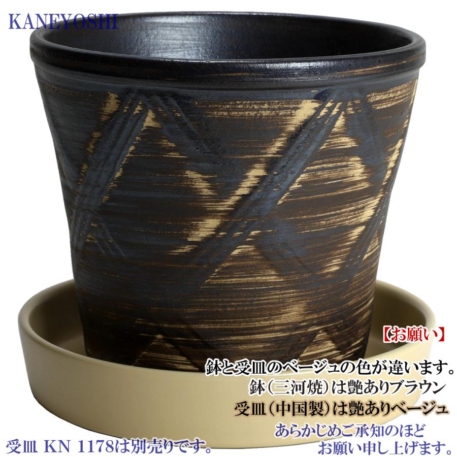 植木鉢 おしゃれ 安い 陶器 サイズ 16cm ハーブのかおり 5号 ブラウン 室内 屋外 茶 色 |  | 05