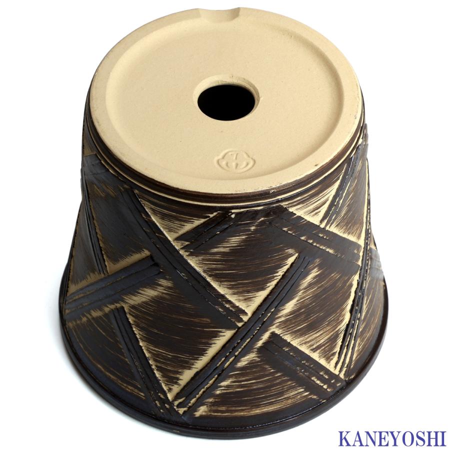 植木鉢 おしゃれ 安い 陶器 サイズ 23cm ハーブのかおり 7号 ブラウン 室内 屋外 茶 色 |  | 04