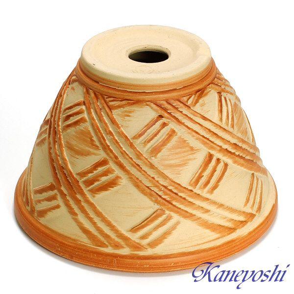 植木鉢 おしゃれ 安い 陶器 サイズ 25cm フラワークロス 8号 オレンジ 室内 屋外 レンガ 色 |  | 03