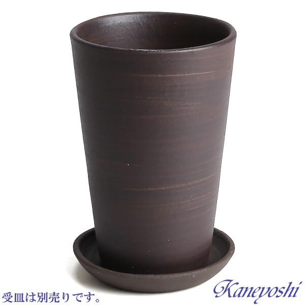植木鉢 おしゃれ 安い 陶器 サイズ 9cm ハーモニー 3号 ブラウン 室内 屋外 茶 色 |  | 05