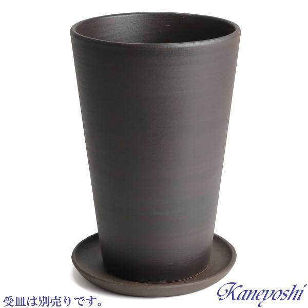 植木鉢 おしゃれ 安い 陶器 サイズ 16cm ハーモニー 5号 ブラウン 室内 屋外 茶 色 |  | 05