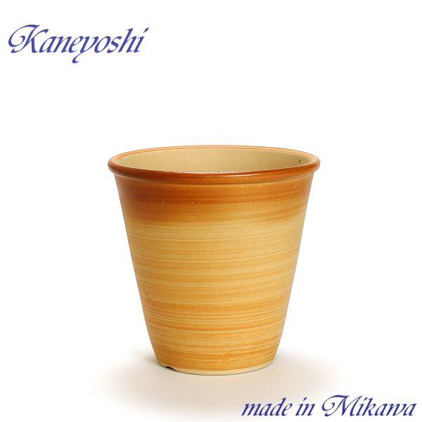 植木鉢 おしゃれ 安い 陶器 サイズ 22cm 小春 7号 オレンジ 室内 屋外 レンガ 色 | 