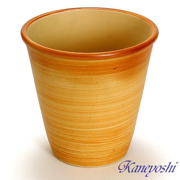 植木鉢 おしゃれ 安い 陶器 サイズ 22cm 小春 7号 オレンジ 室内 屋外 レンガ 色 |  | 01