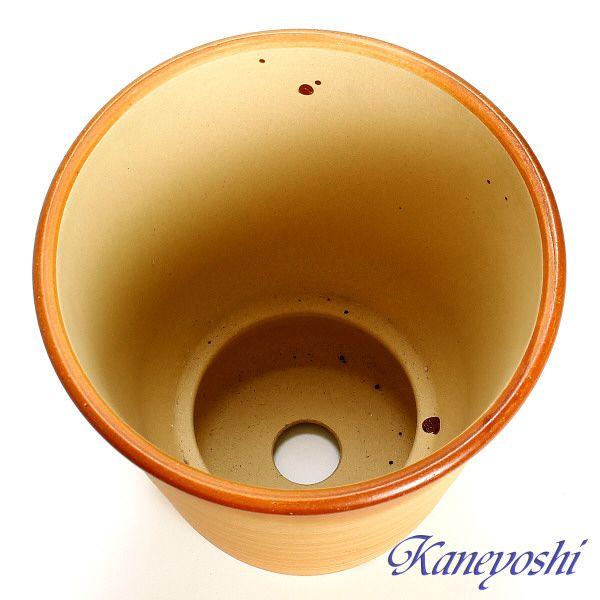 植木鉢 おしゃれ 安い 陶器 サイズ 22cm 小春 7号 オレンジ 室内 屋外 レンガ 色 |  | 02