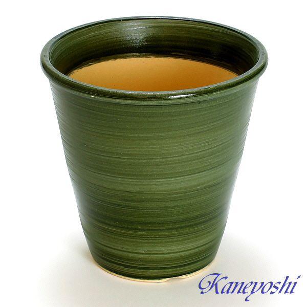 植木鉢 おしゃれ 安い 陶器 サイズ 22cm 小春 7号 グリーン 室内 屋外 緑 色 |  | 01