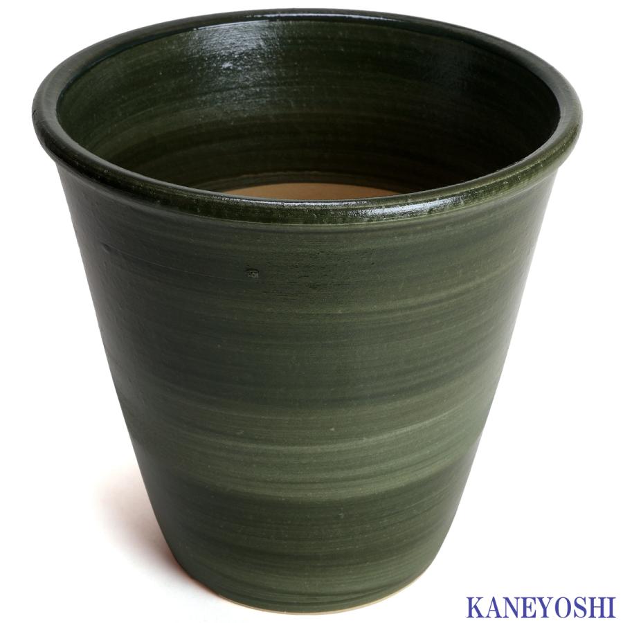 植木鉢 おしゃれ 安い 陶器 サイズ 22cm 小春 7号 グリーン 室内 屋外 緑 色 |  | 02