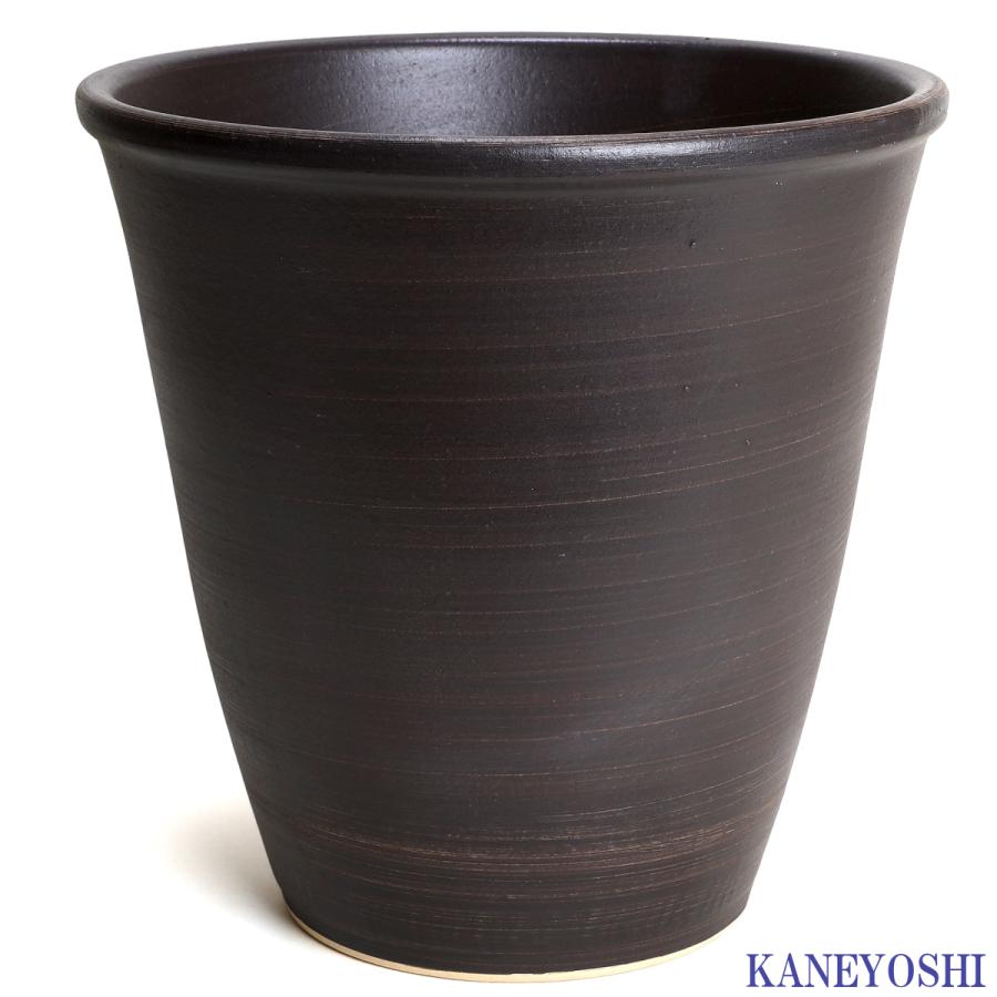 植木鉢　陶器　おしゃれ　サイズ　２３．５ｃｍ　安くて丈夫　小春　８号　ブラウン |  | 01