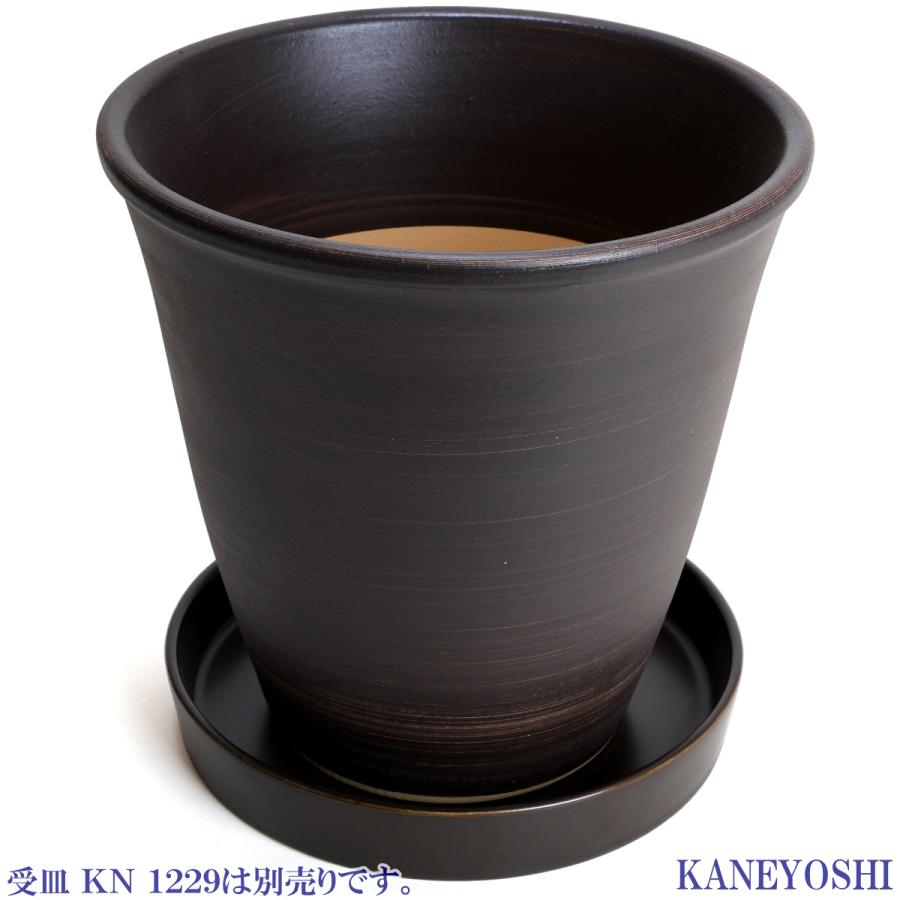 植木鉢　陶器　おしゃれ　サイズ　２３．５ｃｍ　安くて丈夫　小春　８号　ブラウン |  | 06