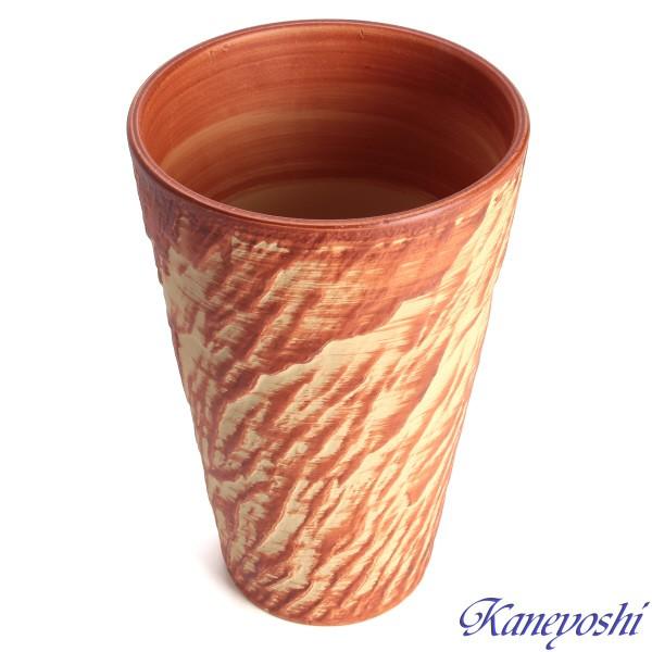 植木鉢 おしゃれ 安い 陶器 サイズ 15.5cm ログストーン 5号 オレンジ 室内 屋外 レンガ 色 |  | 02