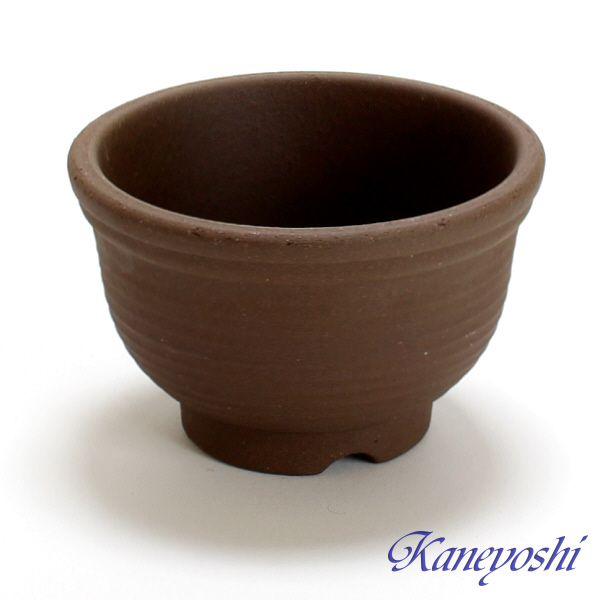 植木鉢 おしゃれ 安い 陶器 サイズ 10cm 山草鉢 3.5号  室内 屋外 ブラウン 茶 色 |  | 01