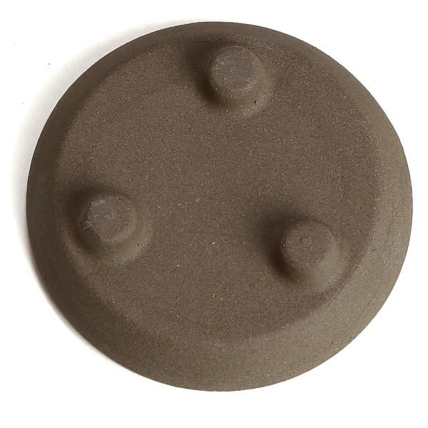 受け皿 植木鉢用 ソーサー おしゃれ 陶器 サイズ 9ｃｍ 安くて丈夫 足付受皿 モカ 3号 |  | 03