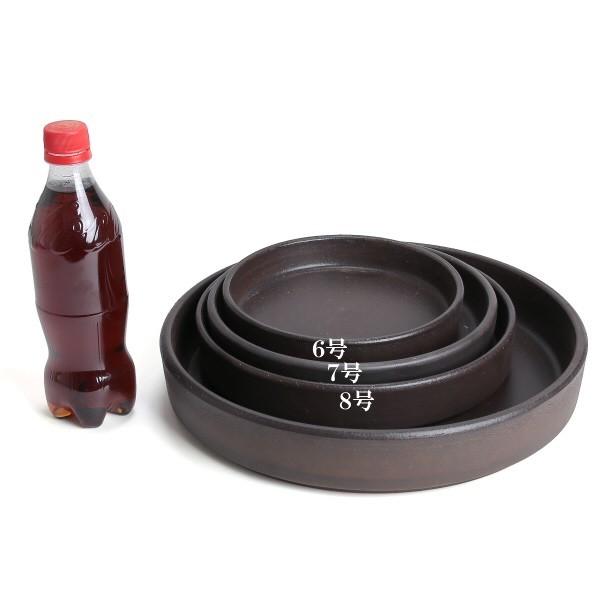 受け皿　植木鉢用陶器　サイズ　２４．５ｃｍ　ＭＡ受皿　ブラウン　８号　ソーサー　おしゃれ　 |  | 03