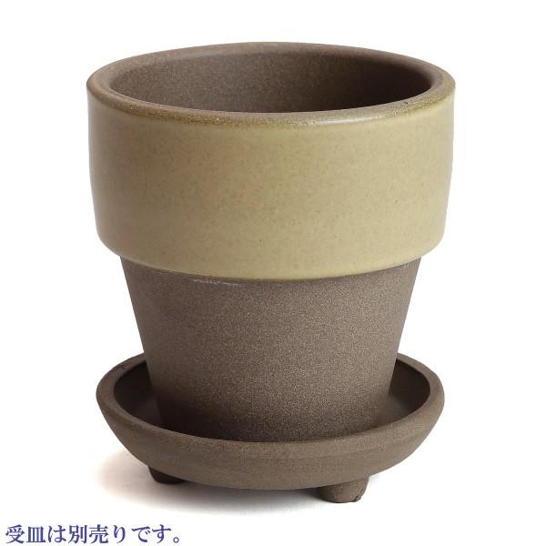 植木鉢　陶器　おしゃれ　サイズ　９．３ｃｍ　和ライフ　モカ　あんず　３号 |  | 05