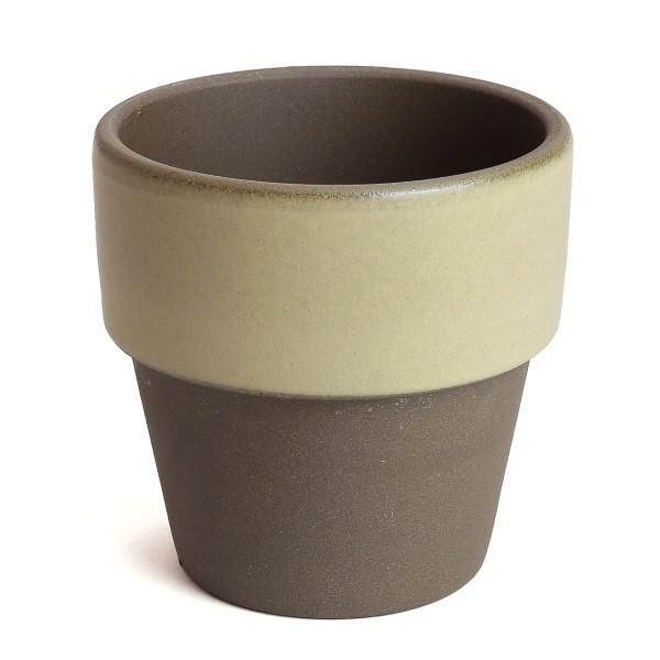 植木鉢　陶器　おしゃれ　サイズ　１２．５ｃｍ　和ライフ　モカ　あんず　４号 |  | 01