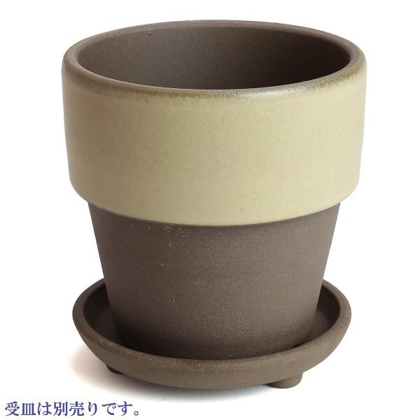 植木鉢　陶器　おしゃれ　サイズ　１２．５ｃｍ　和ライフ　モカ　あんず　４号 |  | 05