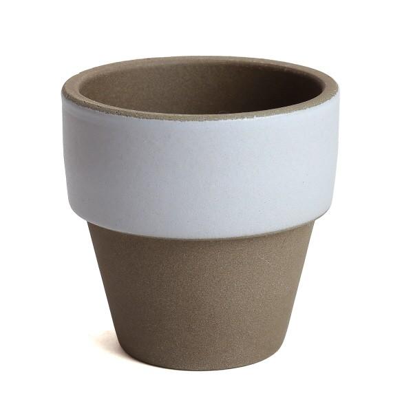 植木鉢　陶器　おしゃれ　サイズ　９．３ｃｍ　和ライフ　モカ　かすみ　３号 |  | 01