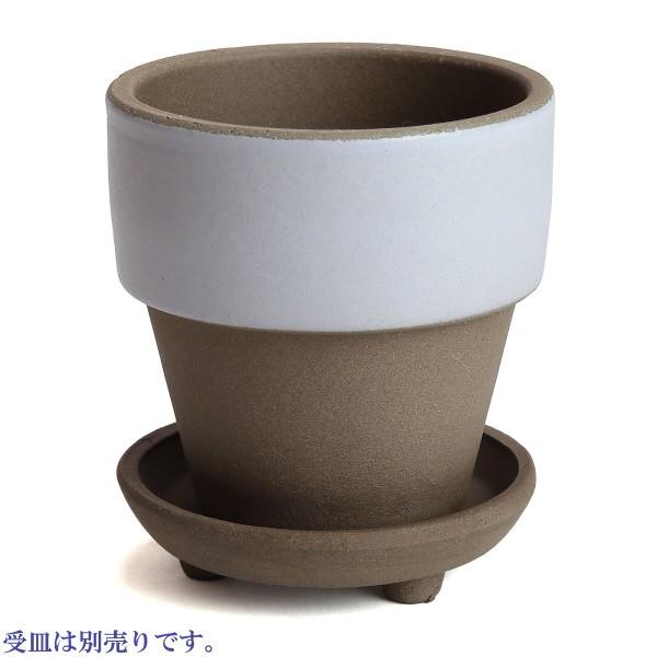 植木鉢　陶器　おしゃれ　サイズ　９．３ｃｍ　和ライフ　モカ　かすみ　３号 |  | 05