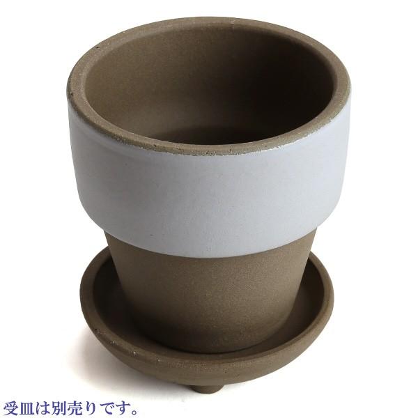 植木鉢　陶器　おしゃれ　サイズ　９．３ｃｍ　和ライフ　モカ　かすみ　３号 |  | 06