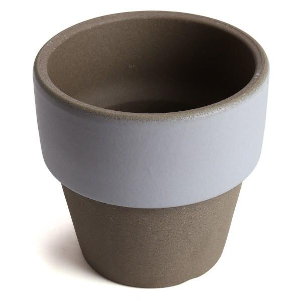 植木鉢　陶器　おしゃれ　サイズ　１２．５ｃｍ　和ライフ　モカかすみ　４号 |  | 02