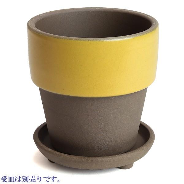 植木鉢　陶器　おしゃれ　サイズ　１２．５ｃｍ　和ライフ　モカやまぶき　４号 |  | 05