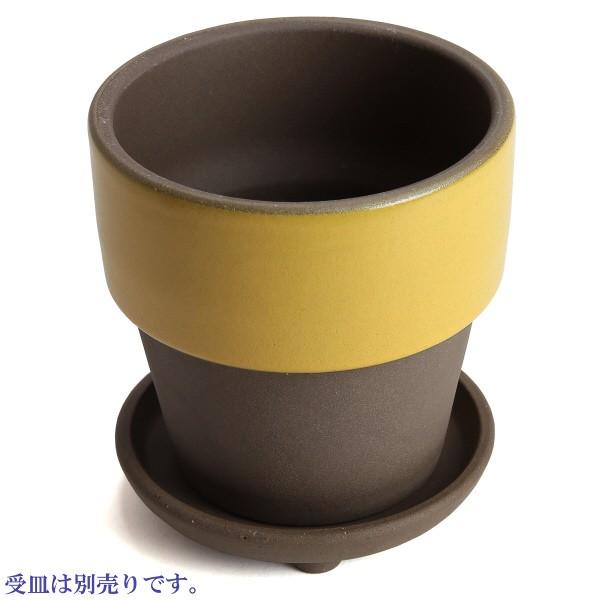 植木鉢　陶器　おしゃれ　サイズ　１２．５ｃｍ　和ライフ　モカやまぶき　４号 |  | 06