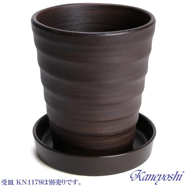 植木鉢 おしゃれ 安い 陶器 サイズ 16cm フラワーロード 5号 ブラウン 室内 屋外 茶 色 |  | 05