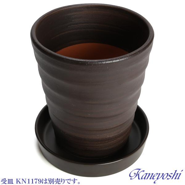 植木鉢 おしゃれ 安い 陶器 サイズ 16cm フラワーロード 5号 ブラウン 室内 屋外 茶 色 |  | 06
