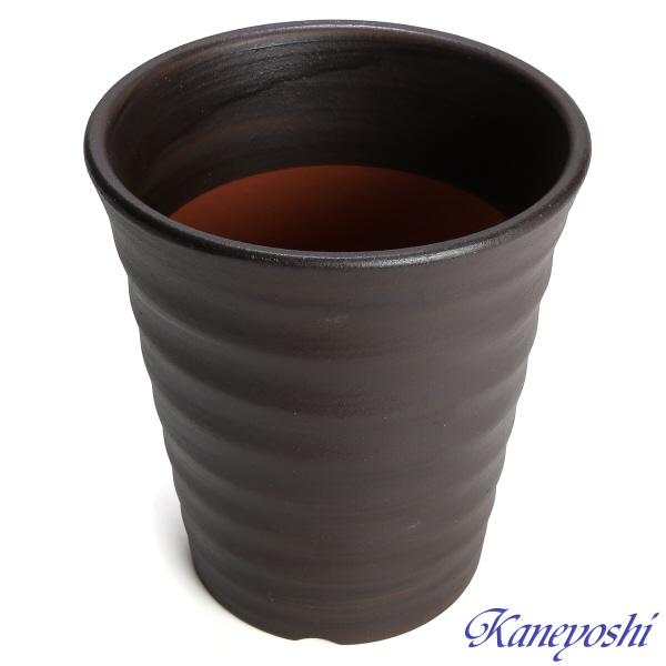植木鉢 おしゃれ 安い 陶器 サイズ 19cm フラワーロード 6号 ブラウン 室内 屋外 茶 色 |  | 02