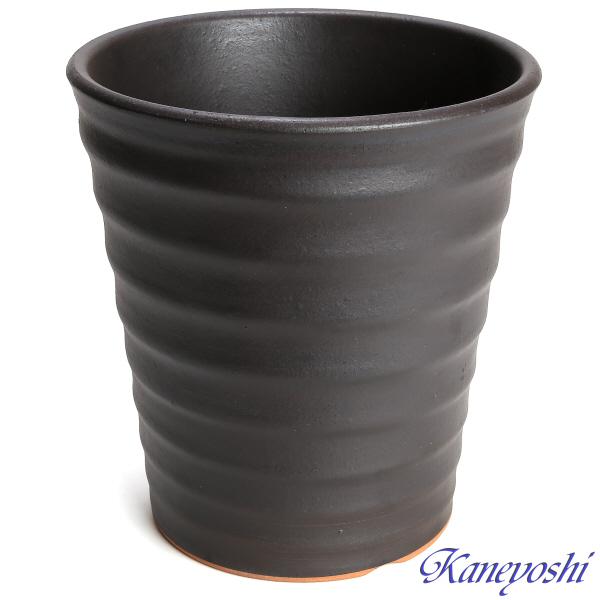 植木鉢 おしゃれ 安い 陶器 サイズ 21.5cm フラワーロード 7号 ブラウン 室内 屋外 茶 色 |  | 01