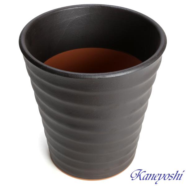 植木鉢 おしゃれ 安い 陶器 サイズ 21.5cm フラワーロード 7号 ブラウン 室内 屋外 茶 色 |  | 02