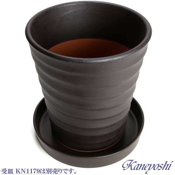 植木鉢 おしゃれ 安い 陶器 サイズ 21.5cm フラワーロード 7号 ブラウン 室内 屋外 茶 色 |  | 06