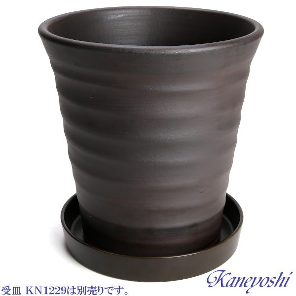 植木鉢 おしゃれ 安い 陶器 サイズ 24.5cm フラワーロード 8号 ブラウン 室内 屋外 茶 色 |  | 05