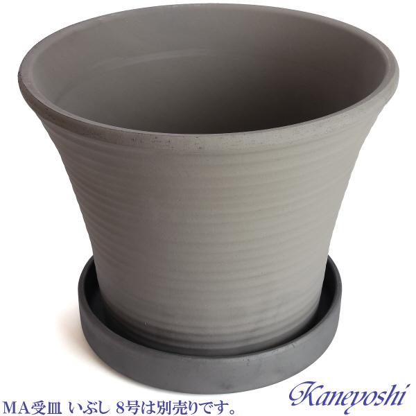 植木鉢 おしゃれ 安い 陶器 サイズ 31.5cm DLローズ 10号 古風焼 室内 屋外 グレー 色 |  | 06