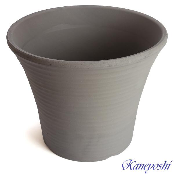 植木鉢 おしゃれ 安い 陶器 サイズ 31.5cm DLローズ 10号 古風焼 室内 屋外 グレー 色 |  | 02