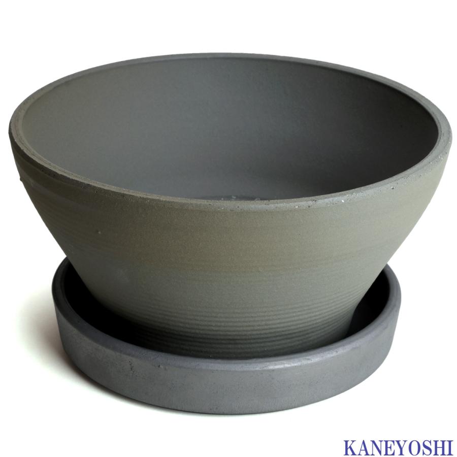 植木鉢 おしゃれ 安い 陶器 サイズ 23cm バリウス 7号 古風焼 ＆ MA