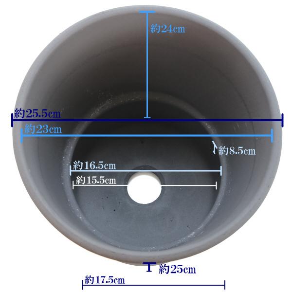 丈夫で長持ち 植木鉢 深鉢 オーキッド 古風焼 サイズ 8号 25cm 三河焼 陶器 おしゃれ 安い プランター ガーデニング 園芸用品 シンプル |  | 03