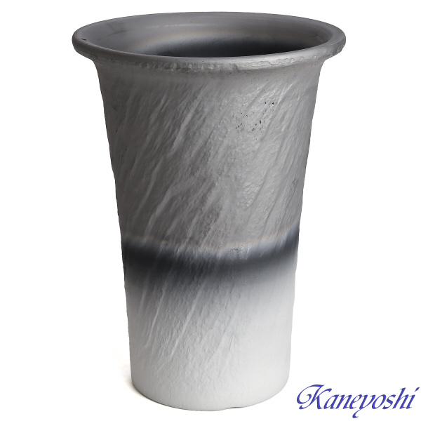 植木鉢 おしゃれ 安い 陶器 サイズ 22cm ロック長ラン 7号 ダークシルバー 室内 屋外 グレー 銀 色 |  | 01