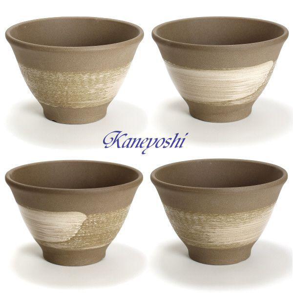 植木鉢 おしゃれ 安い 陶器 サイズ 25.5cm アリア 8号 ホワイトブラッシュ 室内 屋外 ブラウン 茶 色 |  | 03