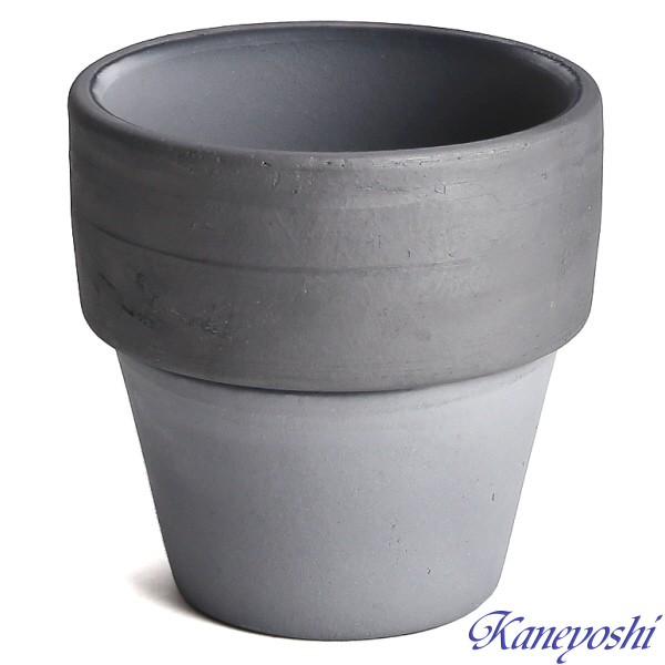 植木鉢 おしゃれ 安い 陶器 サイズ 9.5cm ライフ 3号 ダークシルバー 室内 屋外 グレー 銀 色 |  | 01