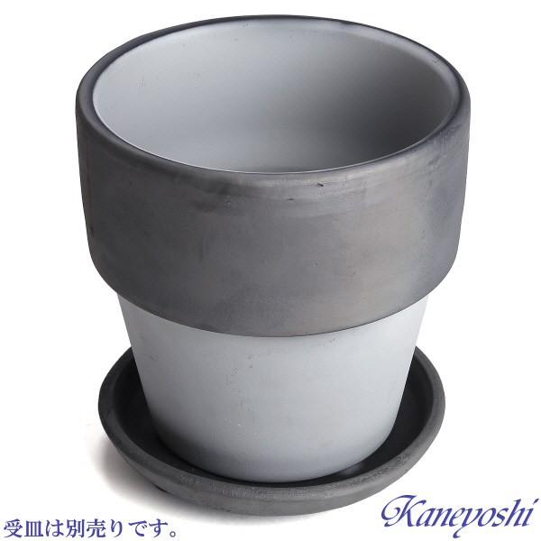 植木鉢 おしゃれ 安い 陶器 サイズ 12cm ライフ 4号 ダークシルバー 室内 屋外 グレー 銀 色 |  | 08